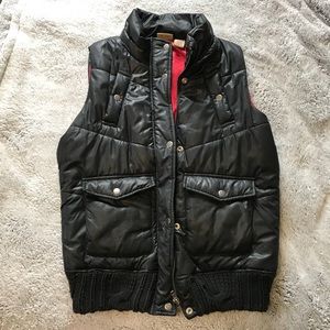 Black Puff Vest